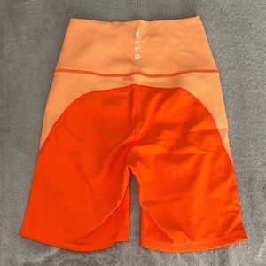 Wilo Women's Orange Bike Shorts